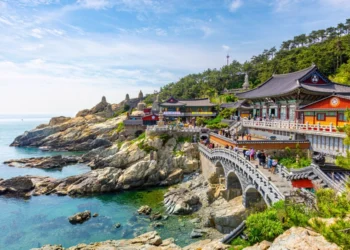 Haedong Yonggungsa Temple in Busan, South Korea. welcoming countries