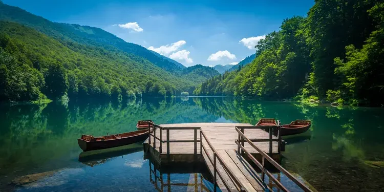 Biogradsko lake landscape, Montenegro