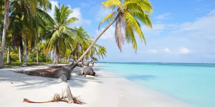 Beach in San Blas island, Panama