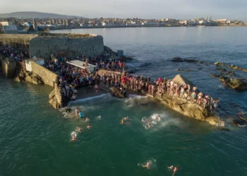 A Christmas day swim in Dublin