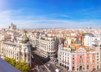 Madrid Skyline. Spain Europe