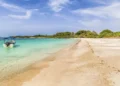 Iguana Island located on the Pacific Ocean off the Azuero Peninsula coast, near Pedasi in Panama