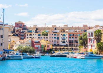 Panoramic of Port Saplaya, Valencia's Little Venice. Overseas Retirement Index winner