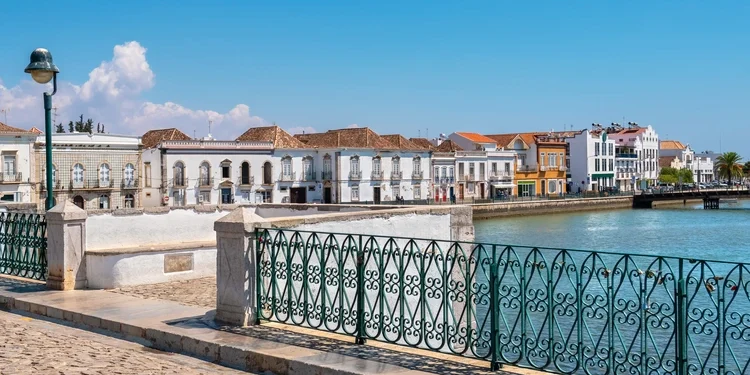 Cityscape of Tavira Algarve Portugal. buying a home