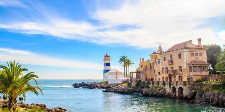 Farol de Santa Marta, in Cascais, Lisbon Portugal