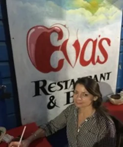 Kathleen Peddicord At Eva's Restaurant