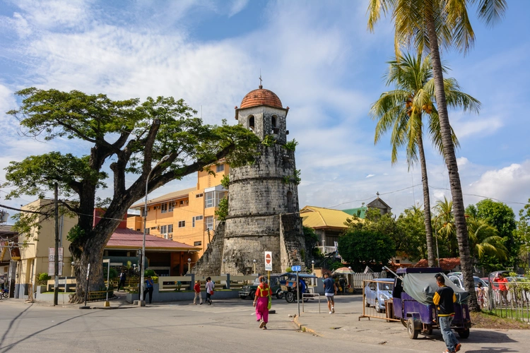 Bell tower in the center of Dumaguete Philippines