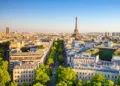 Cityscape of Paris by the sunset, France