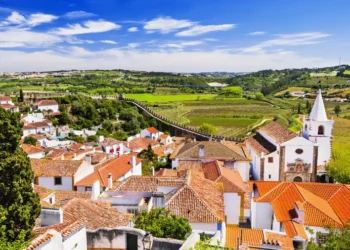 View of Obidos city, Portugal