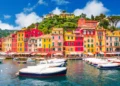 Beautiful bay with colorful houses in Portofino, Liguria, Italy. where to buy property overseas