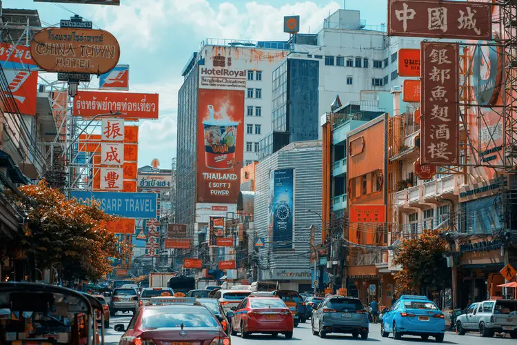 Bangkok's Chinatown is an important landmark street. cost of living in thailand
