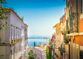 Street in old town in Lisbon, Portugal. Things Expats Wish They Knew