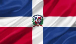 Flag from the Dominican Republic