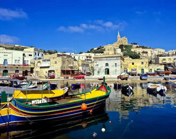 A boat in Gozo, Malta
