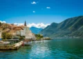 Harbour in Perast at Boka Kotor bay (Boka Kotorska), Montenegro, Europe