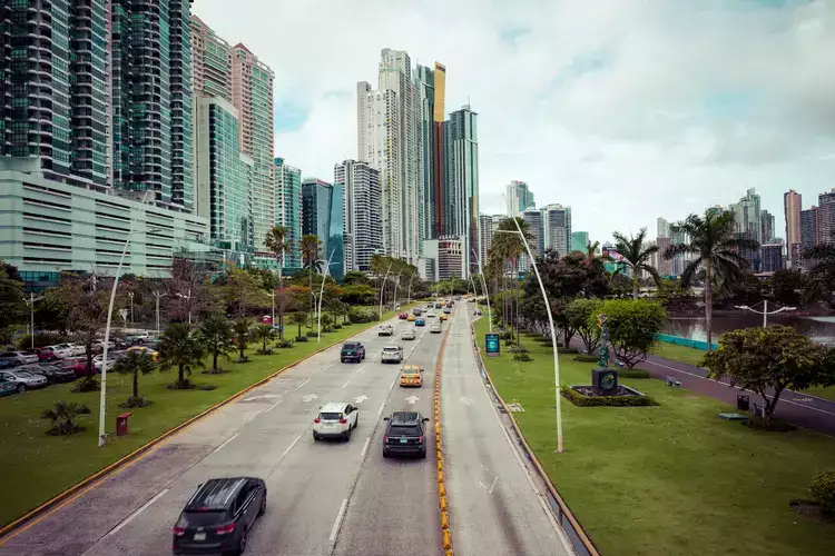 Panama skyline. panama facts and figures