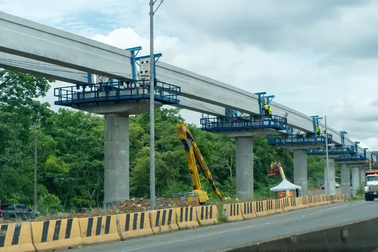 Line 3 of Panama City's Metro is currently under construction. infrastructure in panama