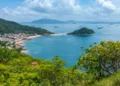 Finding Friends In Panama. View of Taboga island, in Panama.