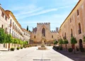 Les Santes Creus monastery in Tarragona, Catalunya Spain