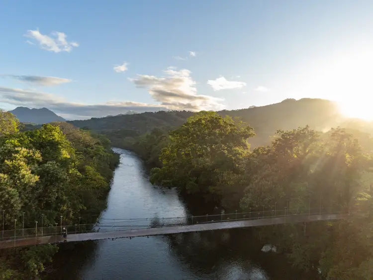 drone view of Panama's santa fe