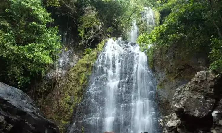 Las Mesitas waterfall in Coclé, Panama. travel in panama aguadulce