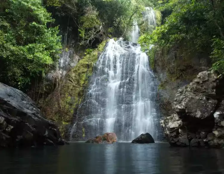 Las Mesitas waterfall in Coclé, Panama. travel in panama aguadulce