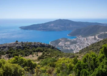 Town Kalkan, Mediterranean Coast, Turkey