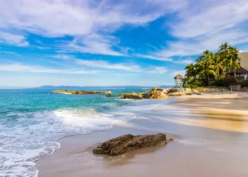 Image Link: Beautiful morning at Conchas Chinas beach, Puerto Vallarta, Mexico.