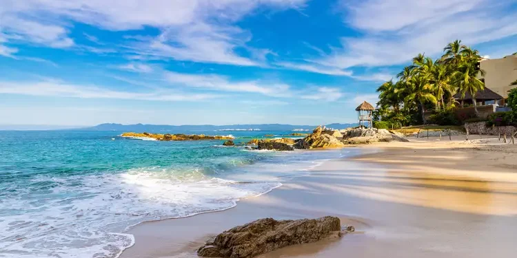 Image Link: Beautiful morning at Conchas Chinas beach, Puerto Vallarta, Mexico.