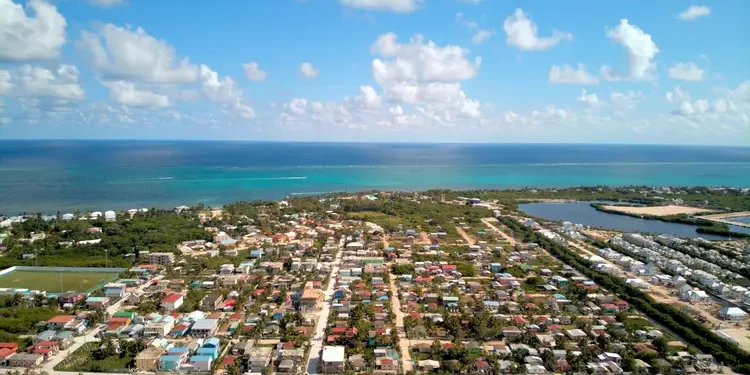 DFC village area in San Pedro, Belize.