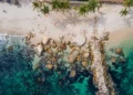 Aerial view of a beach in Puerto Vallarta Jalisco. mexico real estate real estate in mexico