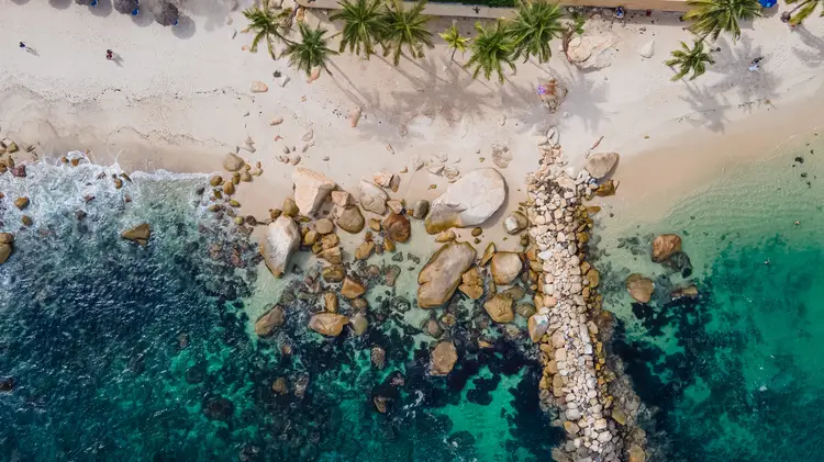 Aerial view of a beach in Puerto Vallarta Jalisco. mexico real estate real estate in mexico