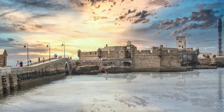 Castillo de San Sebastian in Cadiz