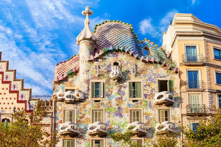 Casa Batllo building in Barcelona