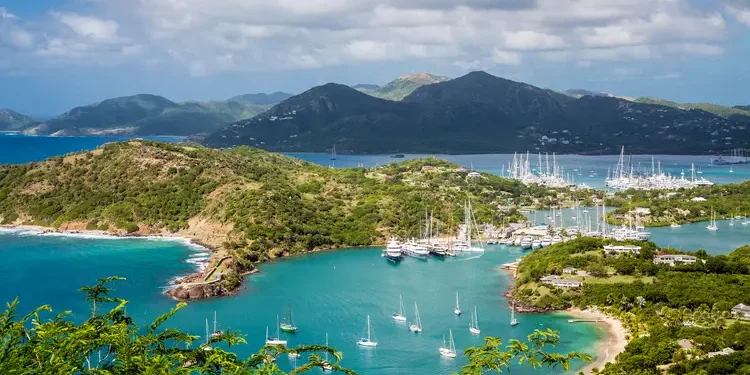 Entrance to Antigua Yacht Club. Caribbean Passport