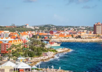 Colorful Buildings Along The Shoreline of Otrabanda and Punda in Willemstad, Curaçao caribbean haven