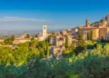 Historic town of Assisi at sunrise, Umbria, Italy. Elite Living