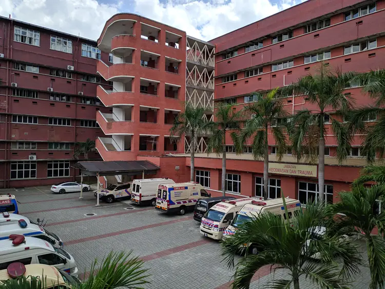 The Sultanah Aminah Hospital in Johor Bahru Malaysia