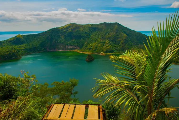 Taal Volcano in Tagaytay, Philippines. tagaytay