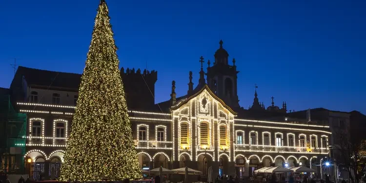 Christmas Tree Illumination in Braga, Portugal