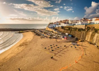 Aerial view of Ericeira, Portugal