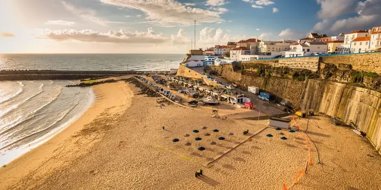 Aerial view of Ericeira, Portugal