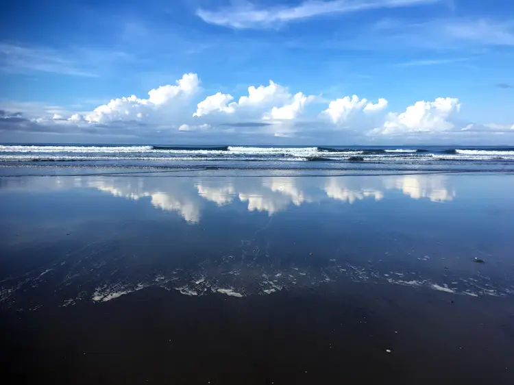 View of the beach in Las Lajas