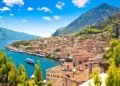 Aerial view of Lake Garda