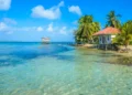 Belize Cayes - Small tropical island at Barrier Reef with paradise beach - known for diving, snorkeling and relaxing vacations - Caribbean Sea, Belize