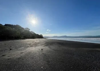 A view of Playa Sol, in Caminos de Los Islotes, Panama