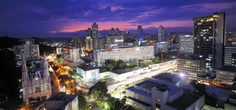 Skyline view of panama's city el cangrejo