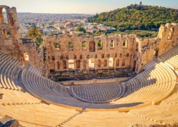 Theathre od Dionysus, Athens. Culture Shock In Greece