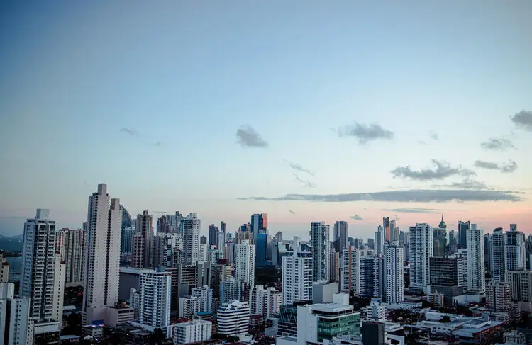 View from downtown Panama City, Panama. san francisco