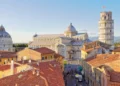 The Field of Miracles (Campo dei Miracoli) photographed from the Grand Hotel Duomo - Pisa, Tuscany, Italy Stock Photo | Adobe Stock